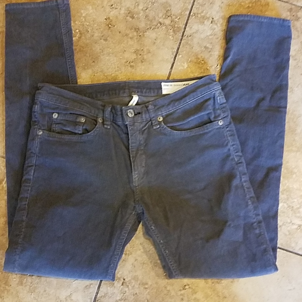 Rag & Bone Skinny Jean's cords sz 29